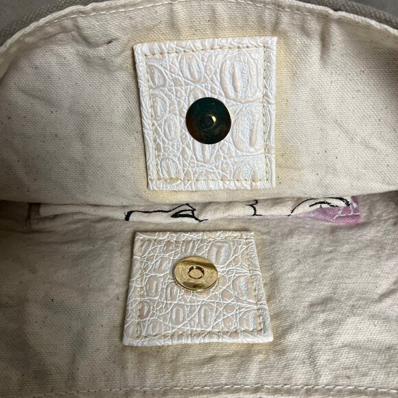 Designer canvas shoulder bag by CHA CHA - Authentic - Picture 13 of 16